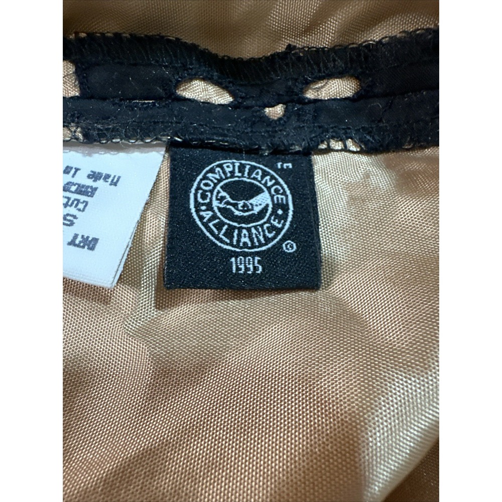 Laundry Shelli Segal Dress Womens Size 6 Black Eyelet Nude Lining Strappy - Picture 16 of 16